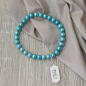 Preview: Armband Perlen Ø 7 - 8 mm türkis